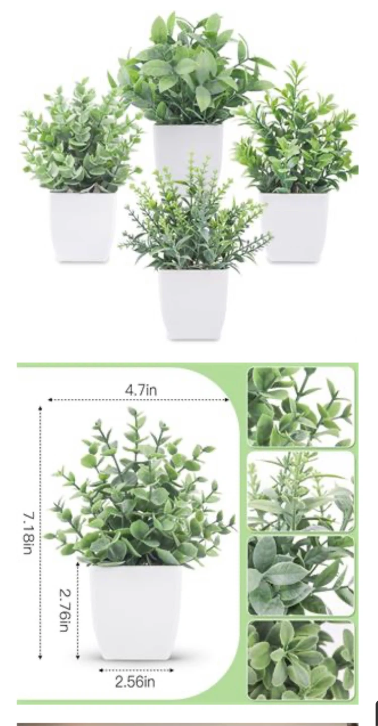 Artificial Plants (Set of 4)