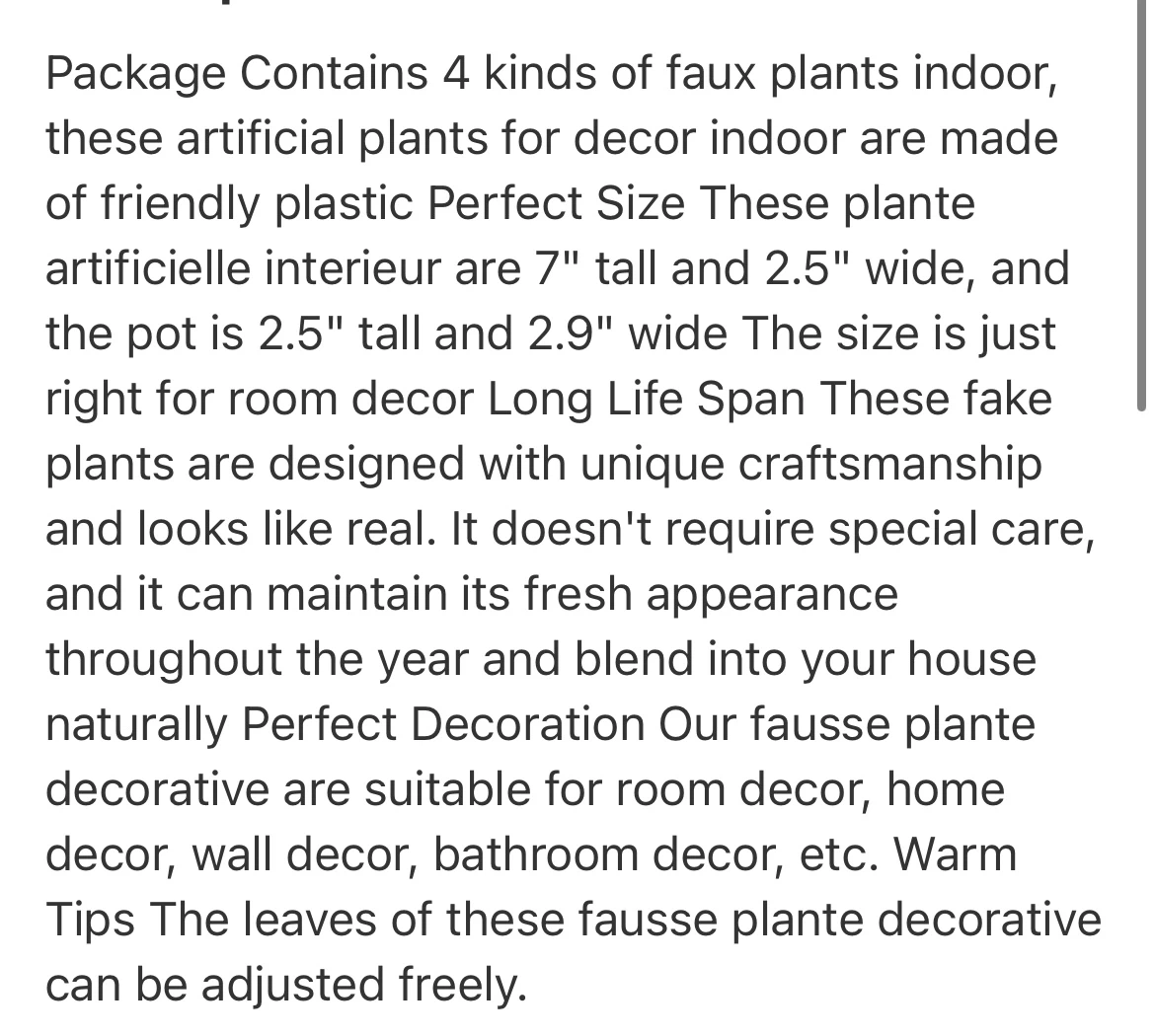 Artificial Plants (Set of 4) - photo 2
