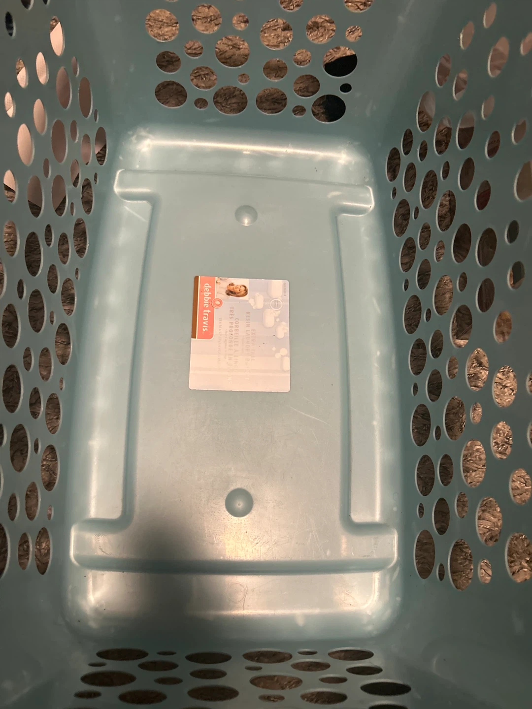 Debbie Travis Blue Laundry Basket