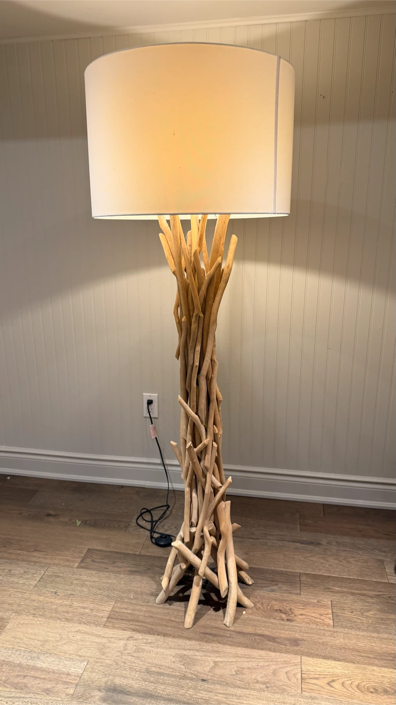 Unique Driftwood Floor Lamp - photo 2
