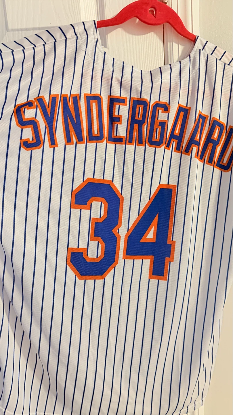 New York Mets Syndergaard #34 Baseball Jersey - photo 3