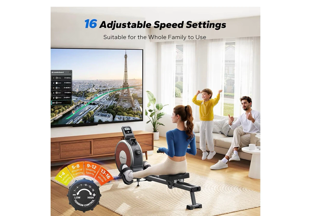 MERACH Bluetooth Magnetic Rower Machine - photo 5