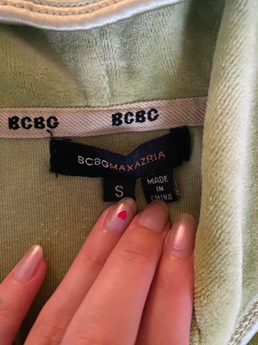 BCBG velvet zip-up hoodie - XS/S - photo 5