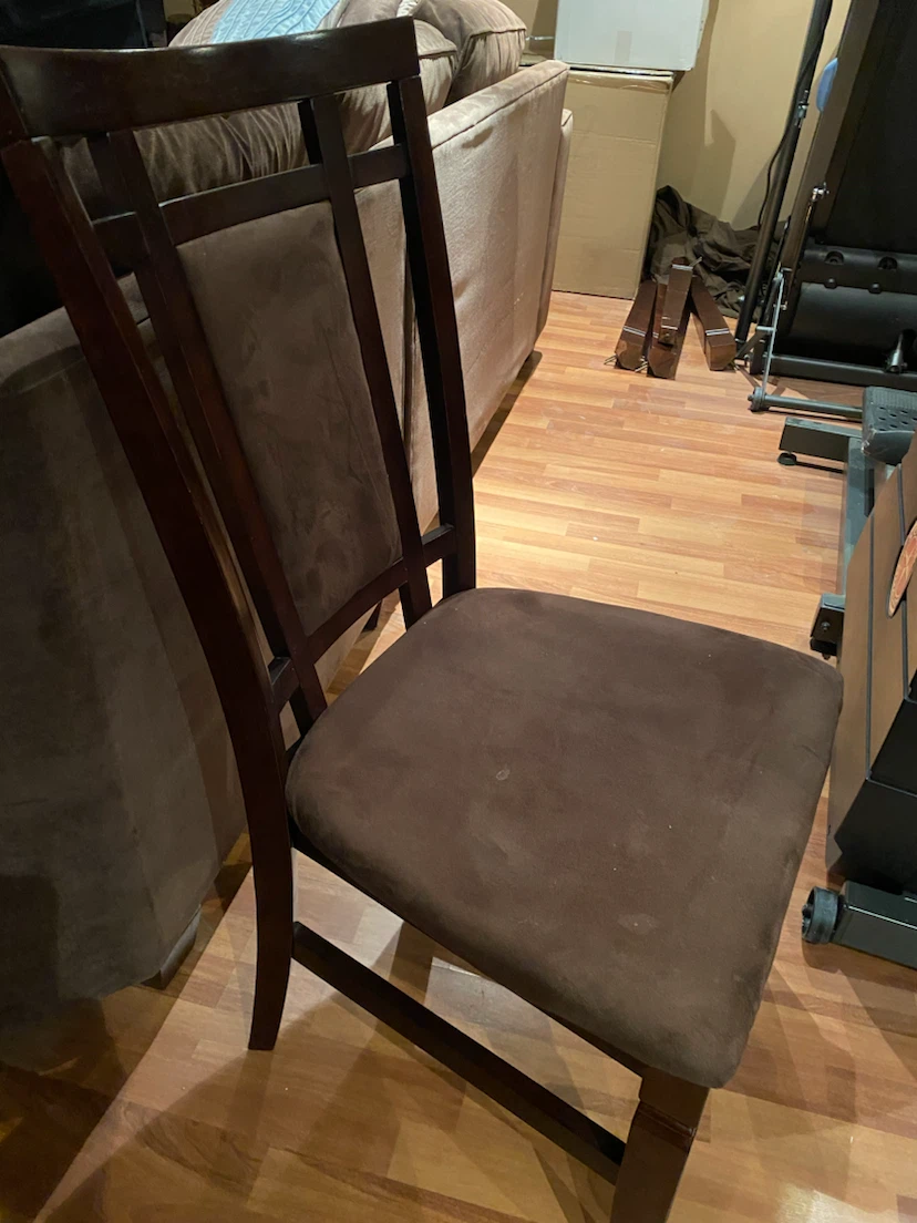 Brown Dining Table and Chairs - photo 2