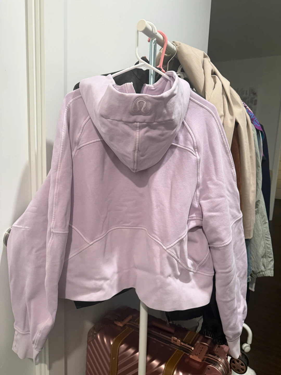 Lululemon Lavender Half-Zip Scuba Hoodie - photo 2