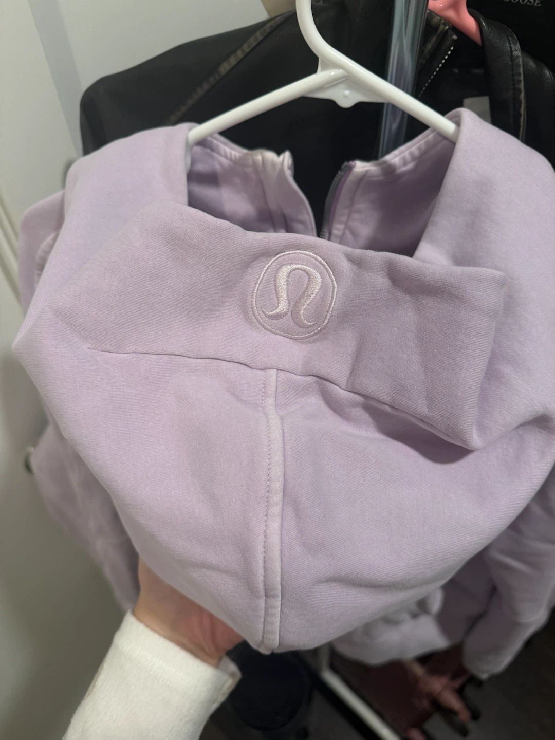 Lululemon Lavender Half-Zip Scuba Hoodie - photo 3