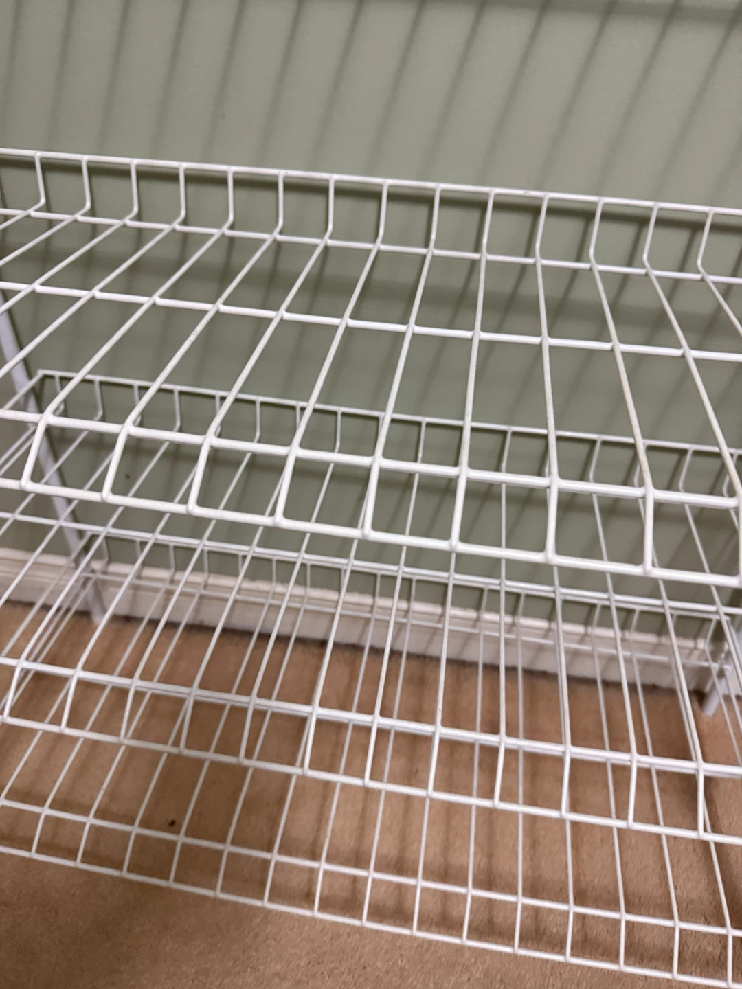 White 4-Tier Wire Shelf Rack - photo 2