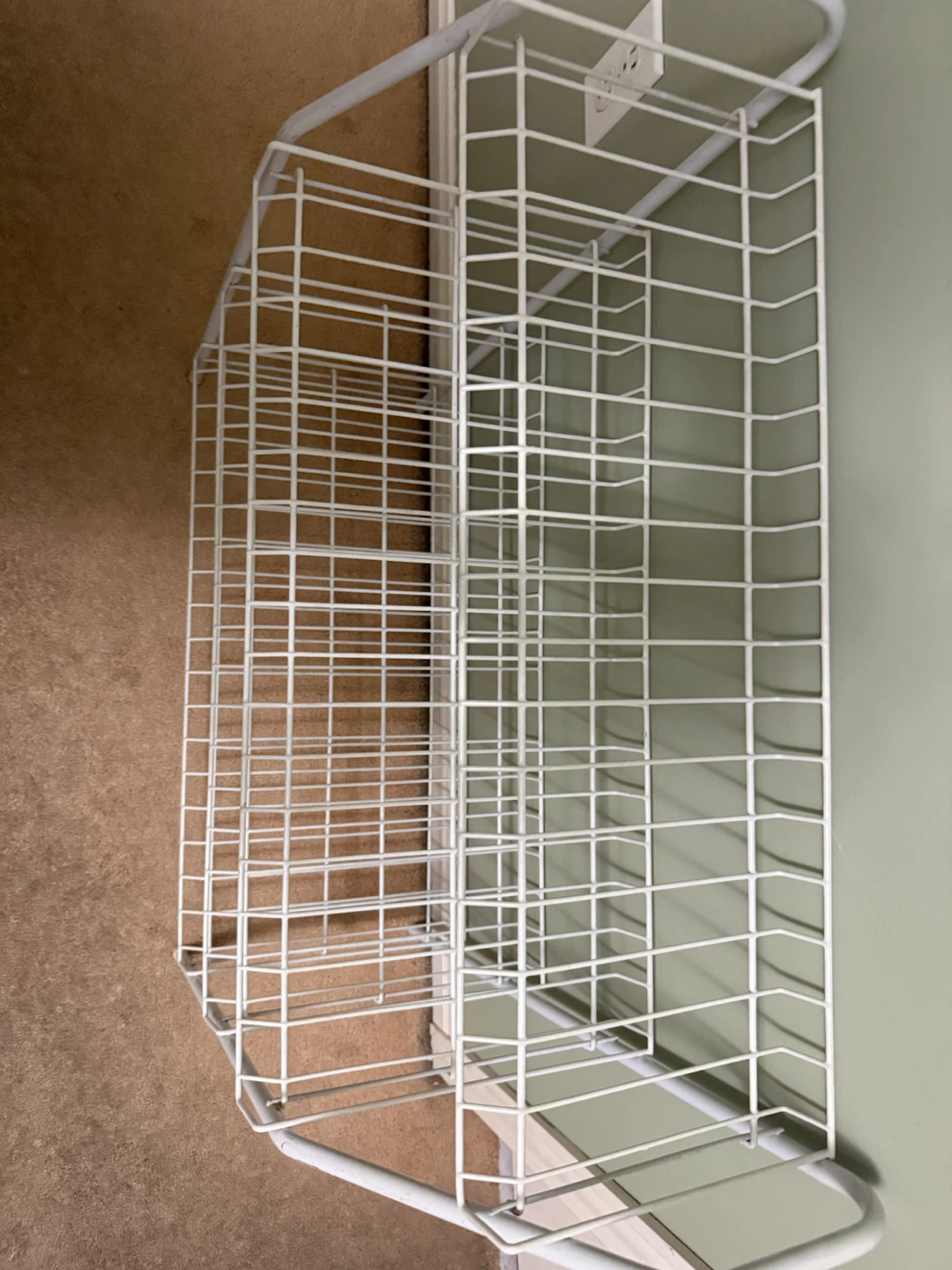 White 4-Tier Wire Shelf Rack - photo 3