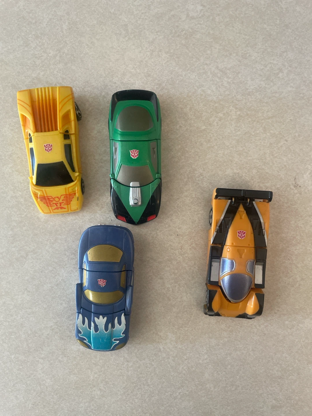 Transformers Mini-Car Toys (Set of 4)