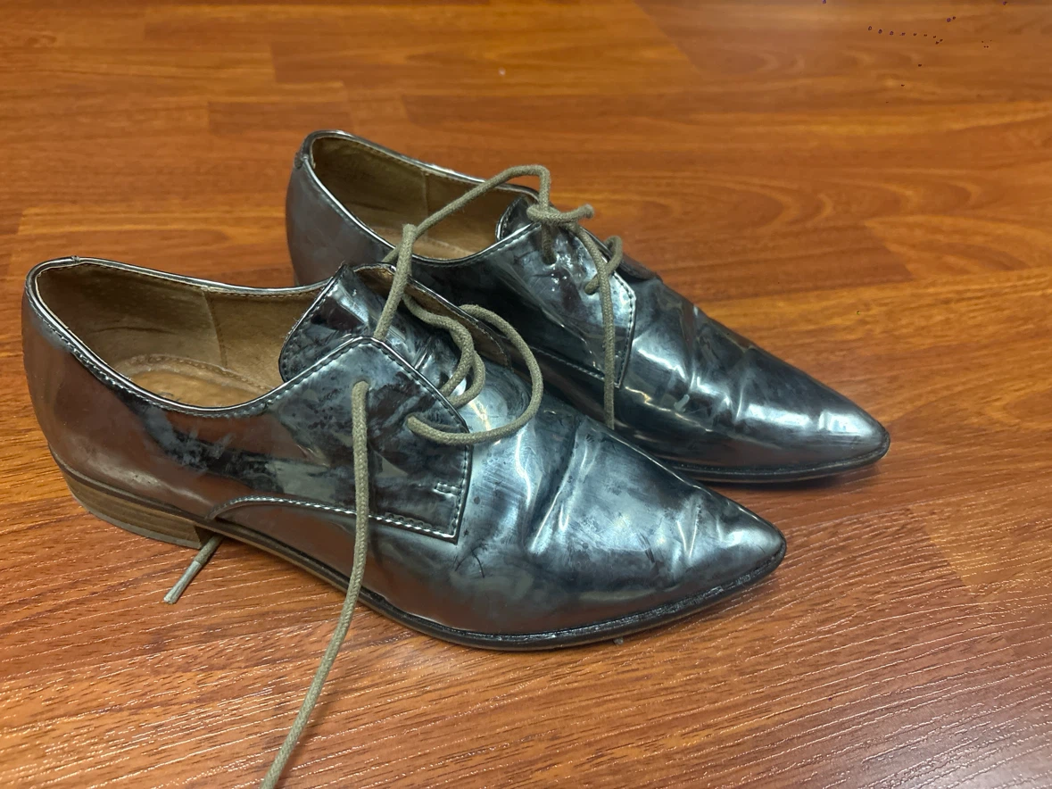 Shellys London Metallic Oxford Shoes - photo 3