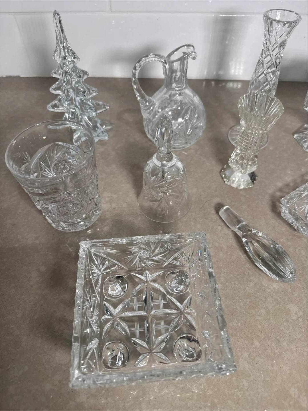 Vintage Assorted Crystal Glassware Set - photo 2