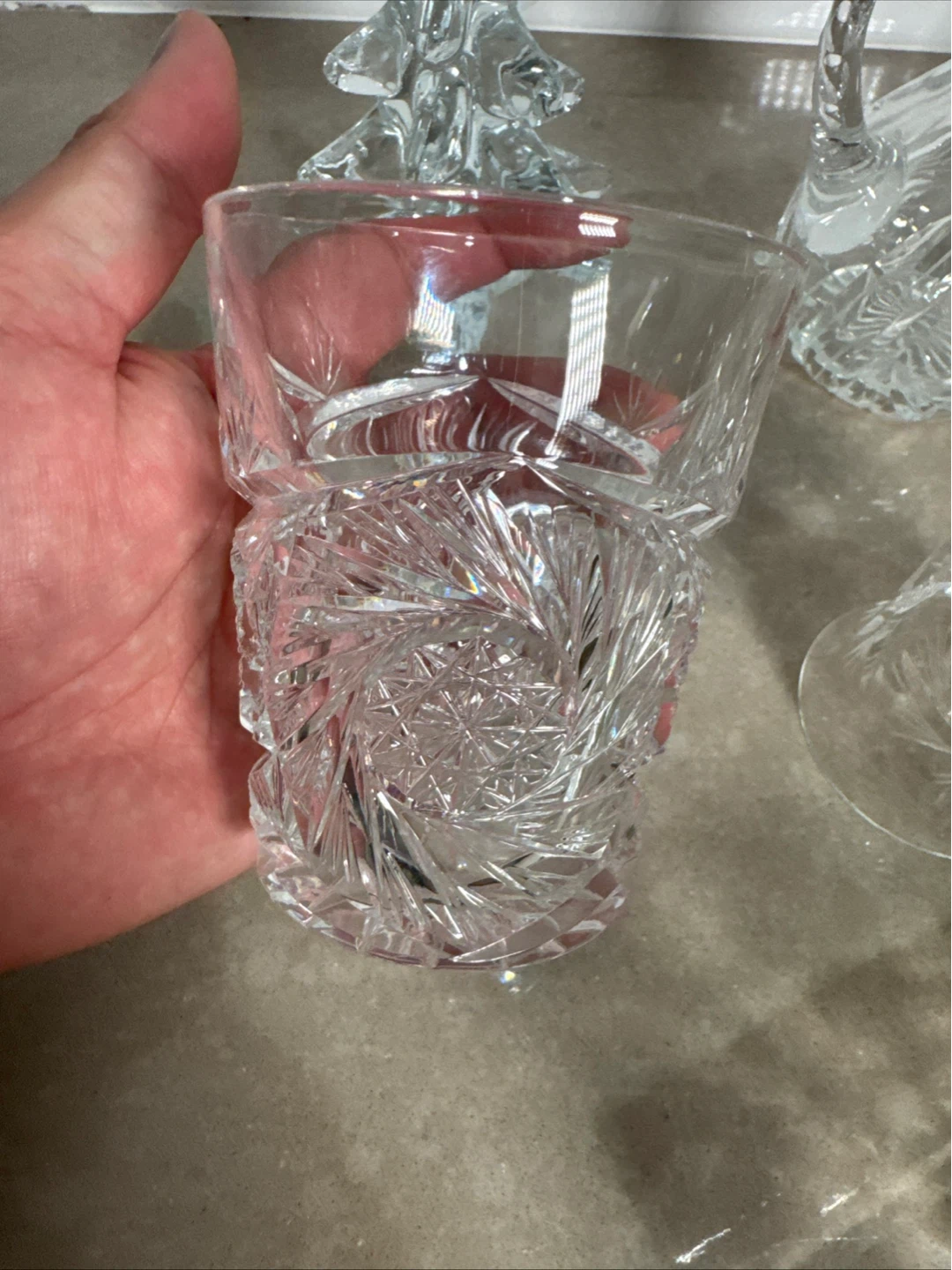 Vintage Assorted Crystal Glassware Set - photo 5