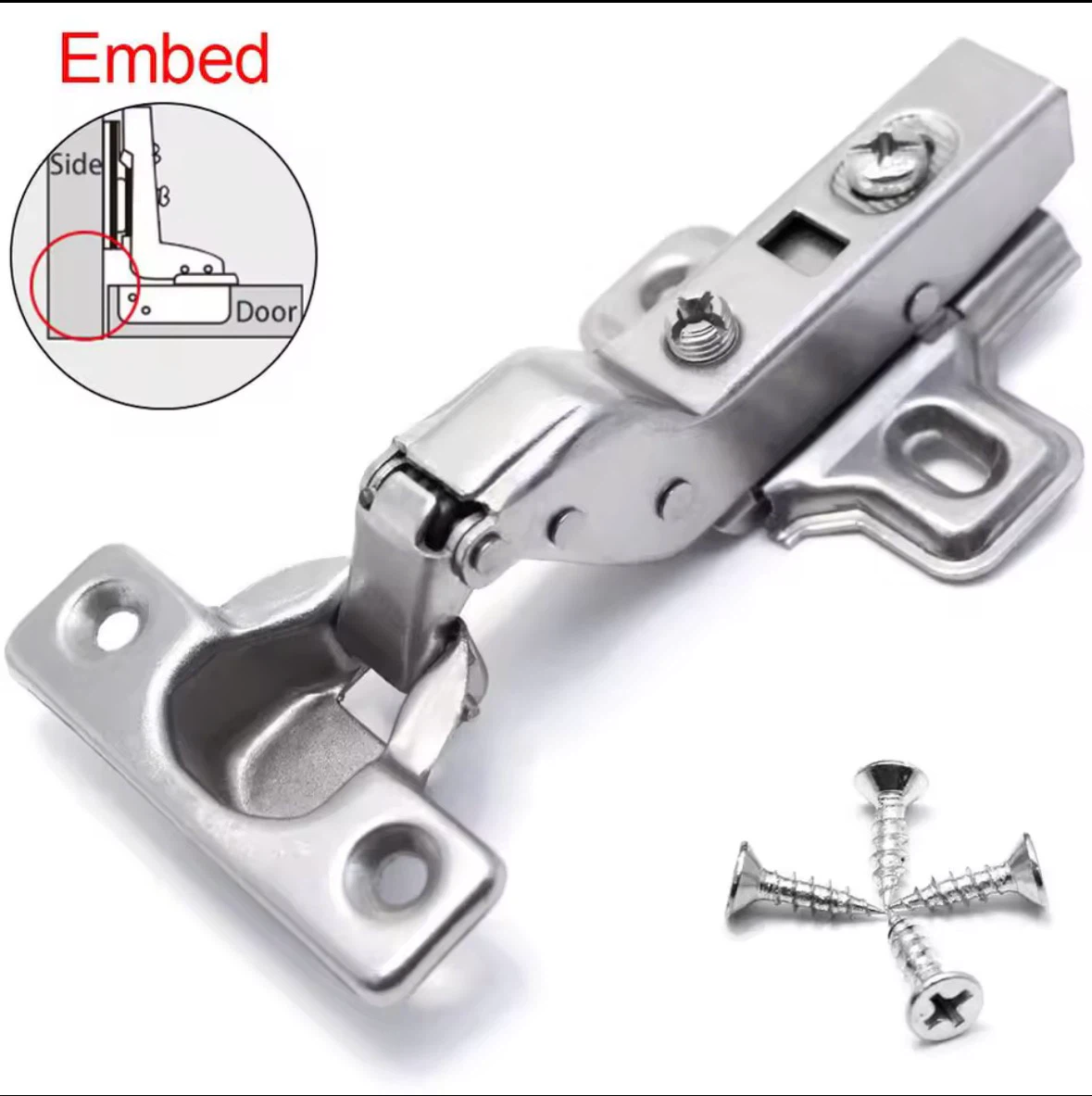 26mm Inset / Embed Concealed Cabinet Hinges - photo 2