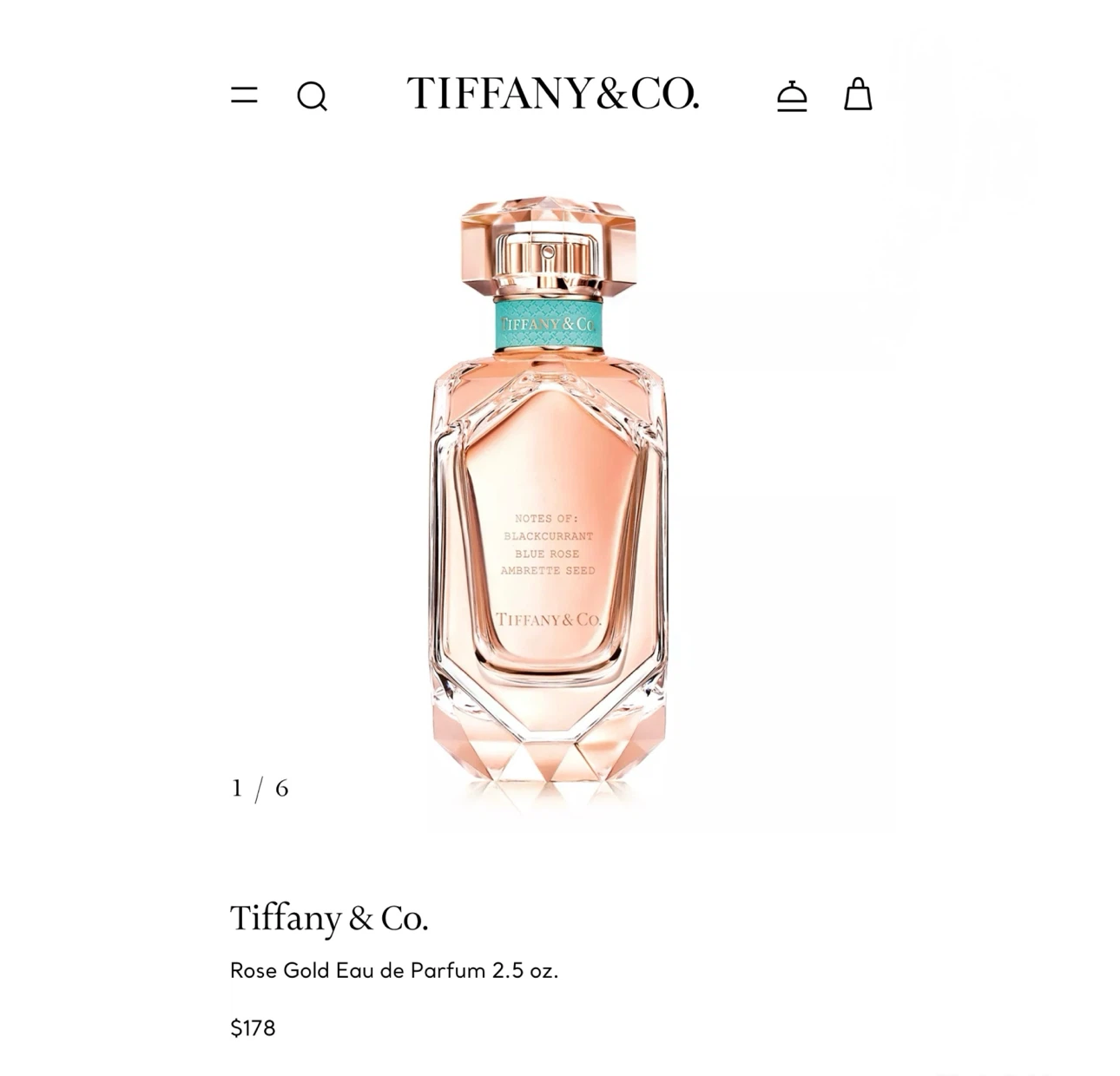 Tiffany & Co. Rose Gold Eau de Parfum for Women - photo 5