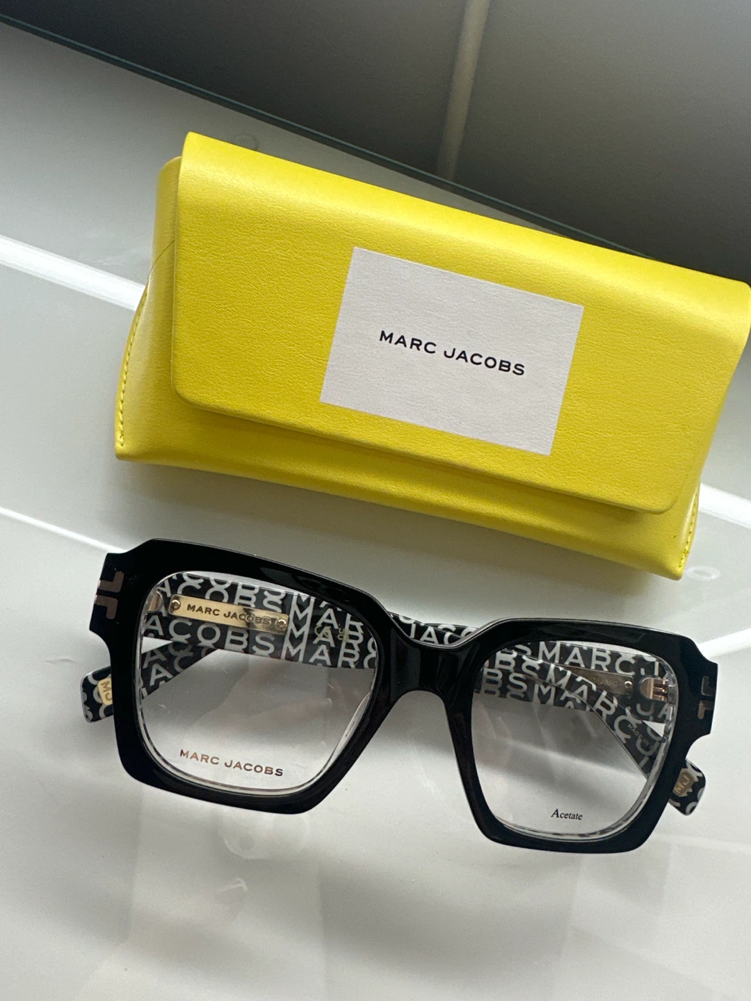 Marc Jacobs Black Acetate Glasses with Case