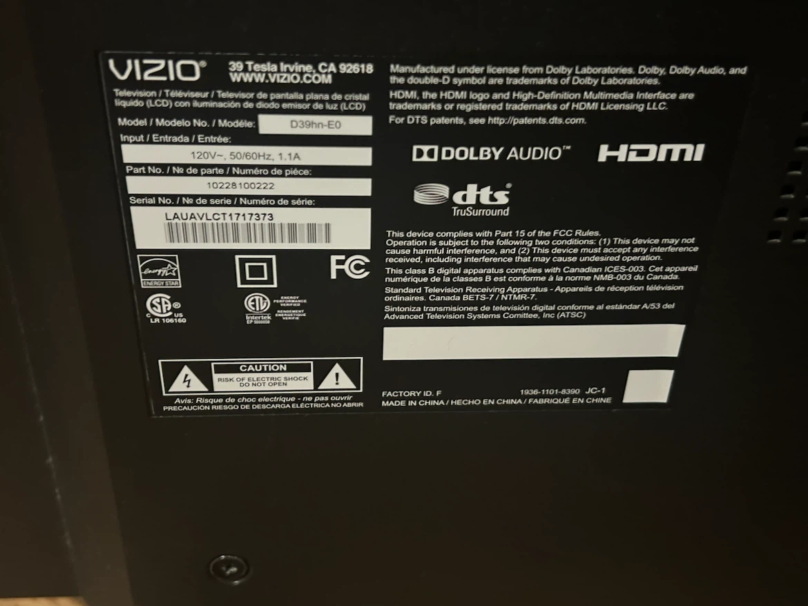 Vizio D39hn-E0 39-inch Full HD LED TV - photo 3