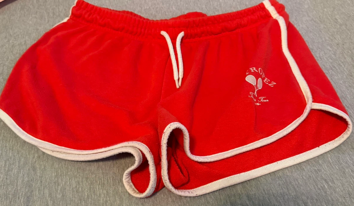 Red St. Tropez Tennis Tour Shorts