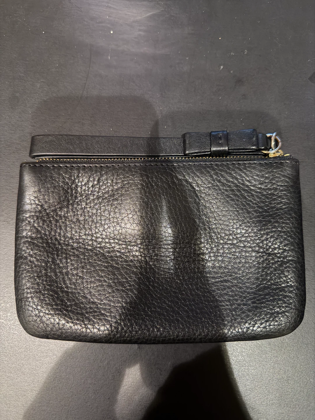 Kate Spade Black Leather Wristlet Clutch - photo 2
