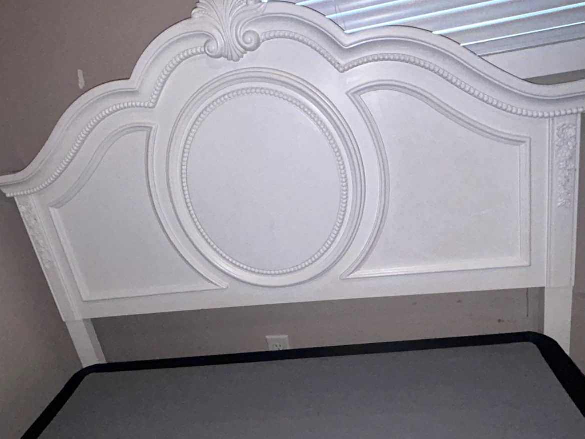 Pure White Elegant Full Bed Frame + Box Spring - photo 3