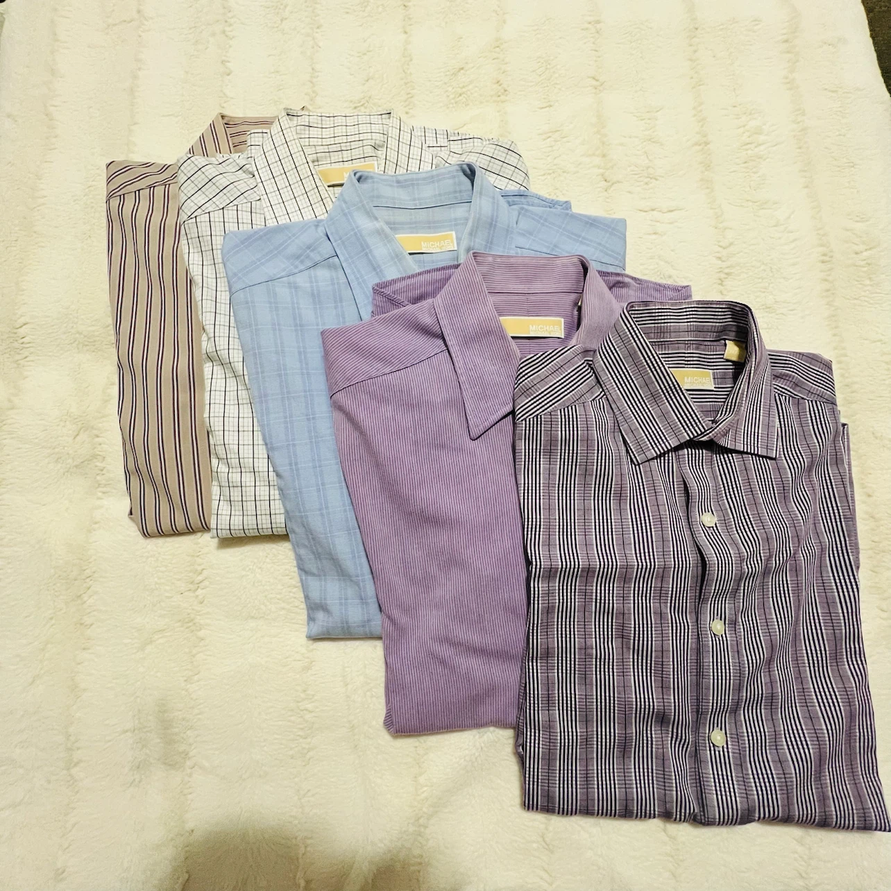 5 Michael Kors dress shirts size Large - photo 3