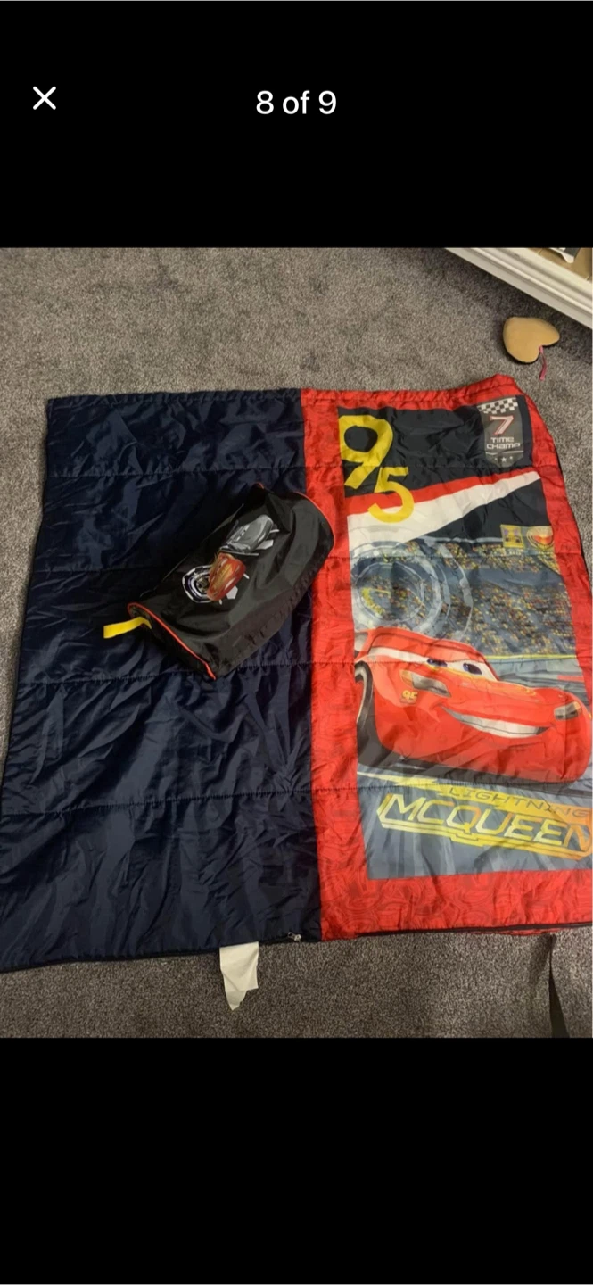 Kids Sleeping Bag and Backpack Set