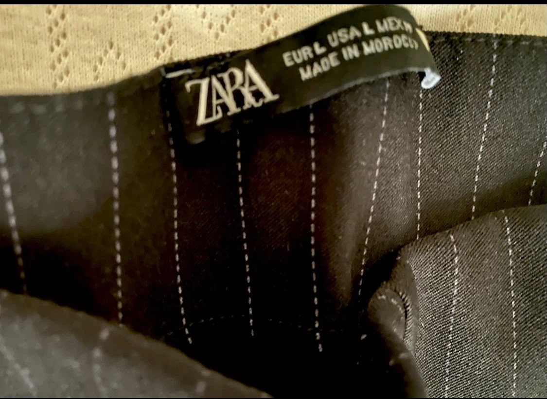 Zara Striped Cropped Pants - photo 2