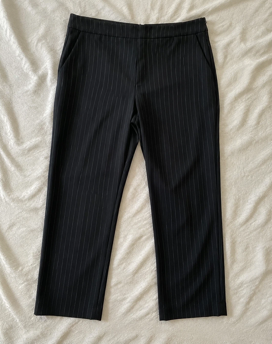 Zara Striped Cropped Pants - photo 4