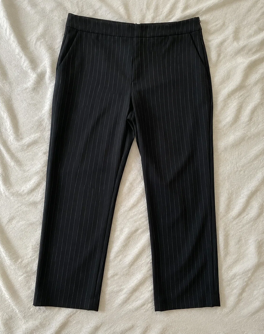 Zara Striped Cropped Pants - photo 4