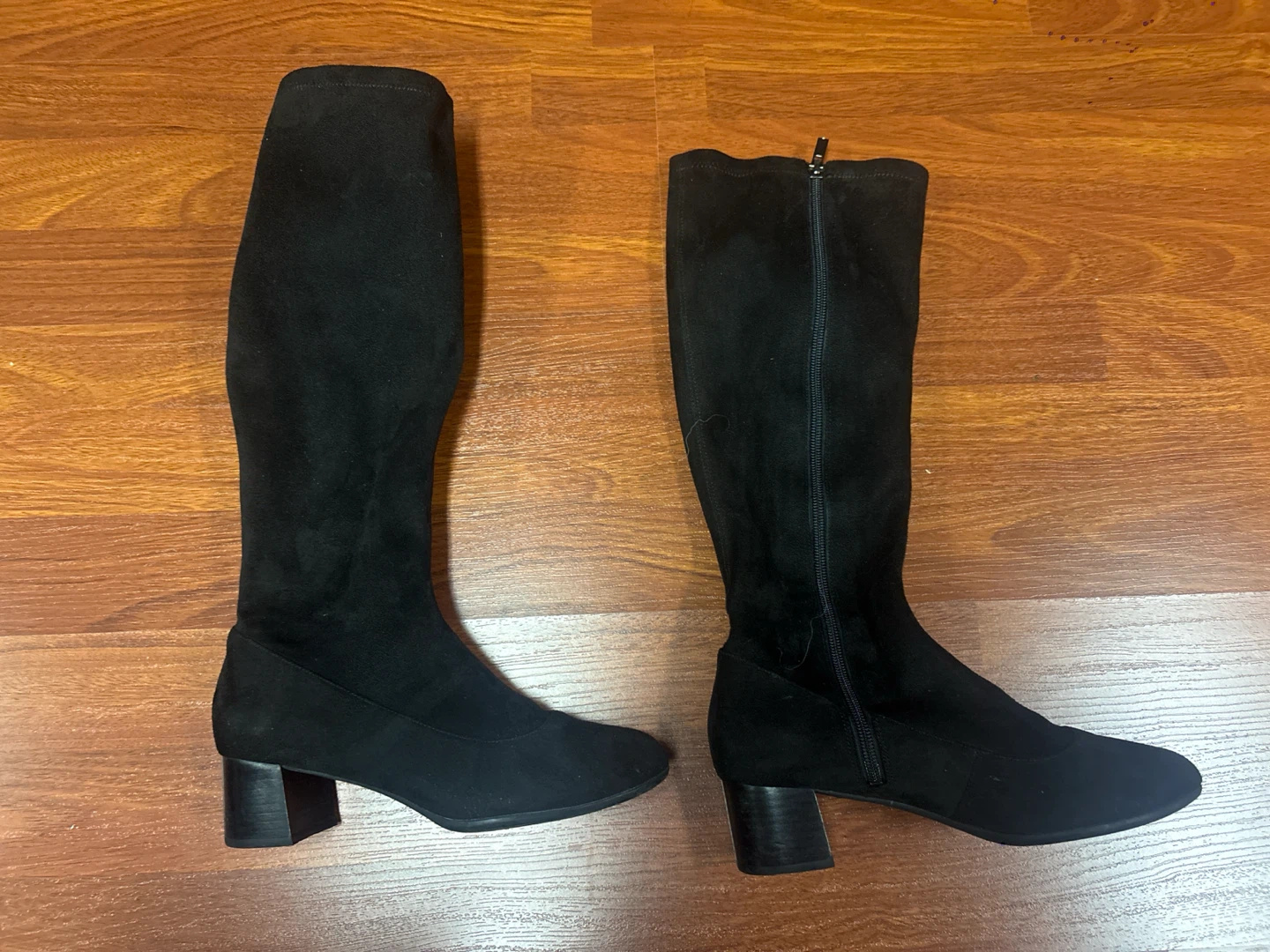 Black Knee-High Boots