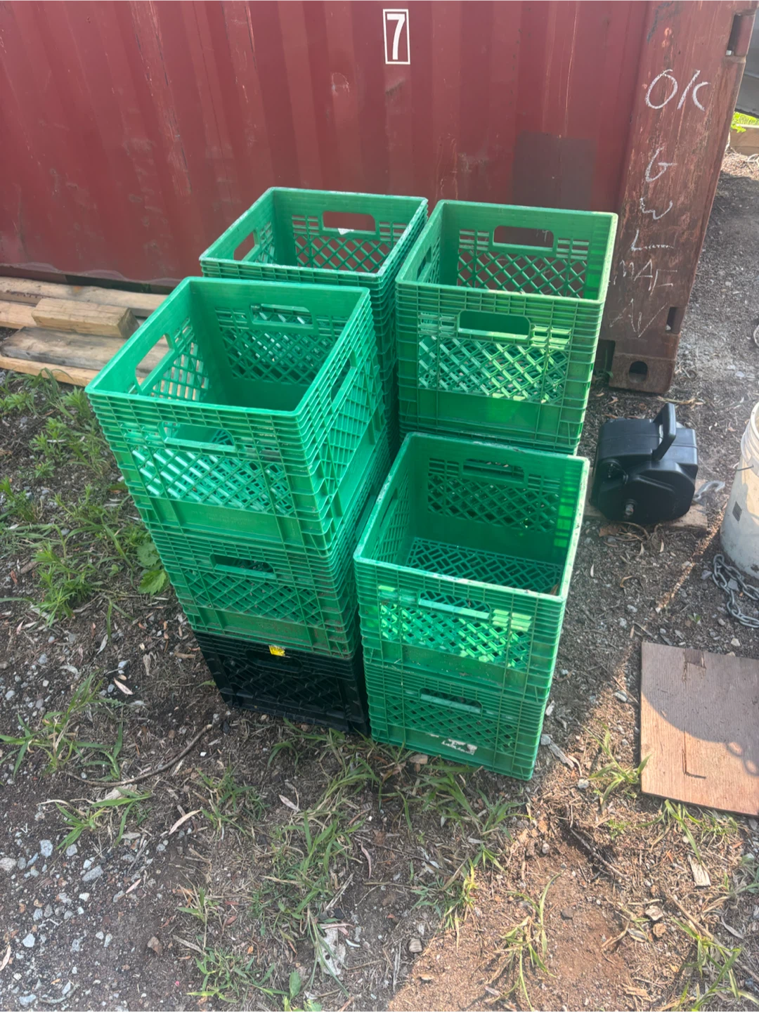 Milk crates