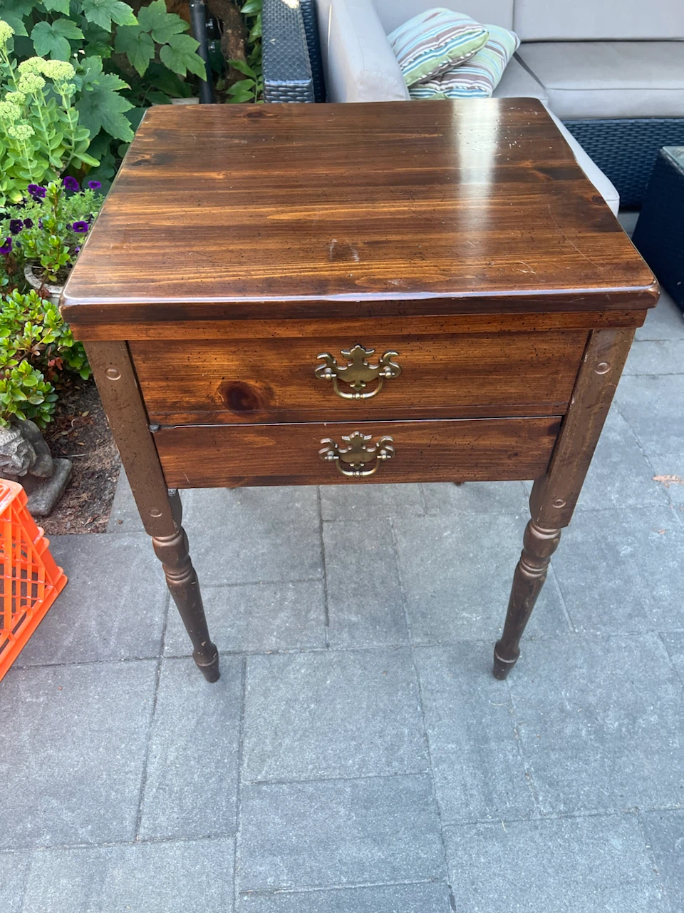 Wooden Sewing Table