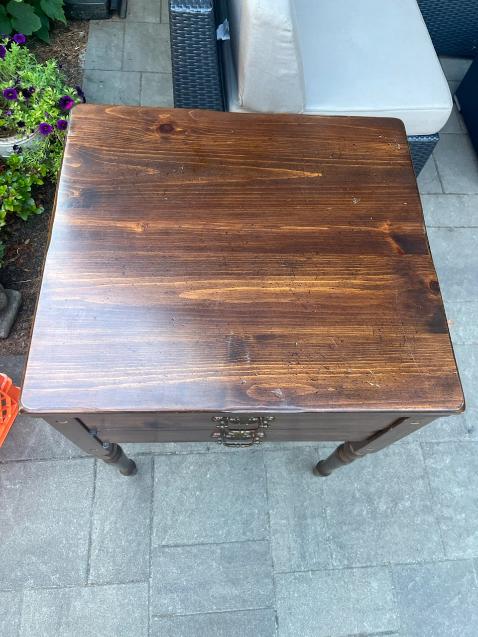 Wooden Sewing Table - photo 4