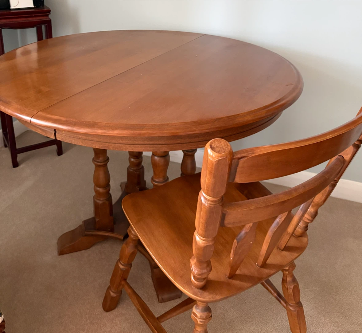 Wooden Round Kitchen/ Dining Table