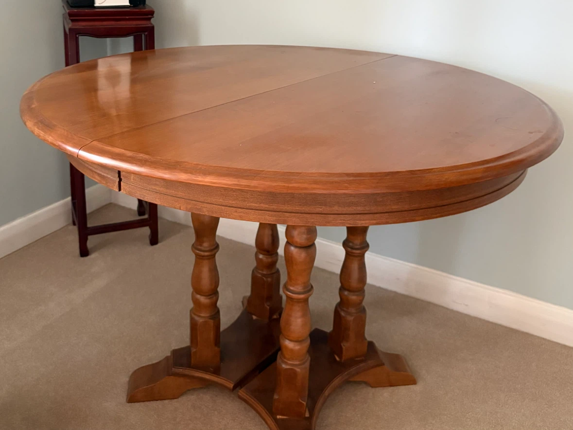Wooden Round Kitchen/ Dining Table - photo 2