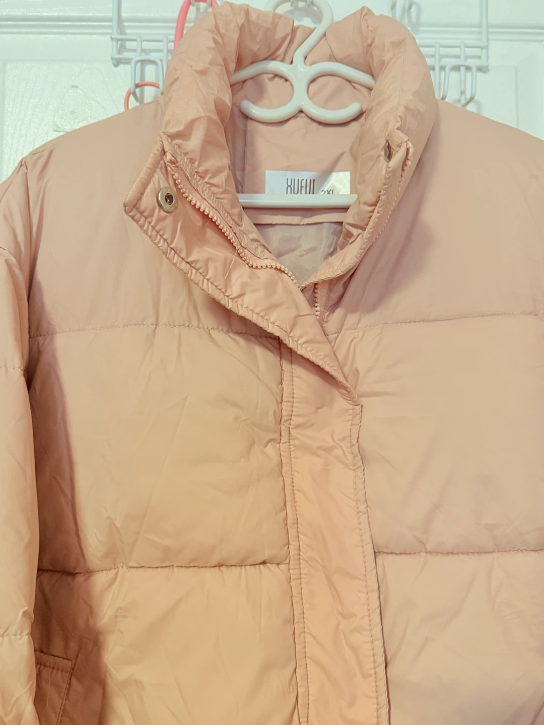 HUFUI Pink Puffer Jacket - XL - photo 2