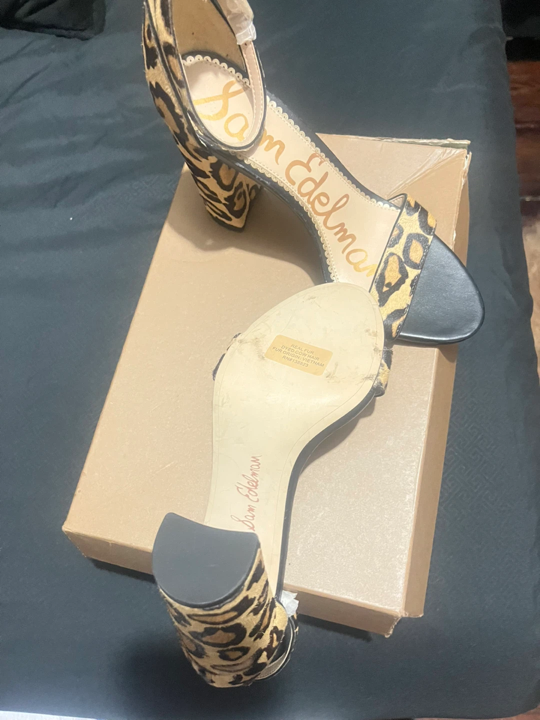 Sam Edelman Leopard Print Heels - photo 3