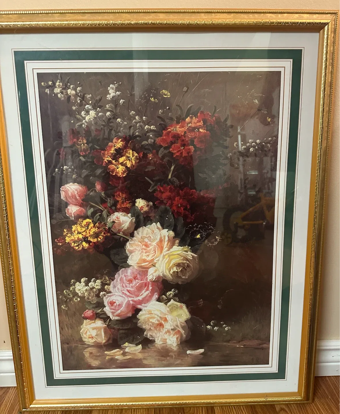 Framed Floral Still Life Art Print