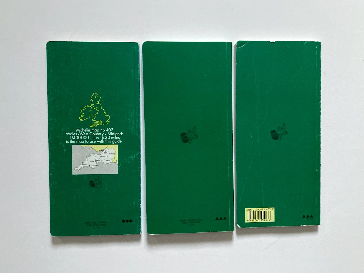 1980s Vintage Michelin Tourist Green Guides - Lot of 3 - photo 3