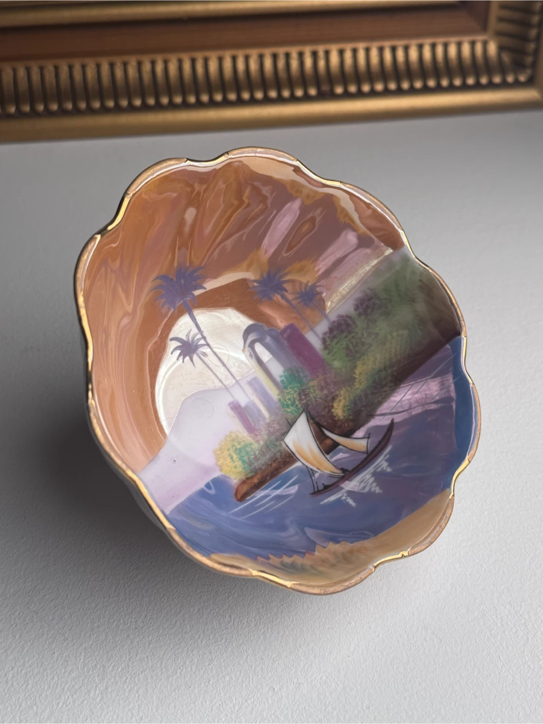 Noritake Footed Trinket Dish