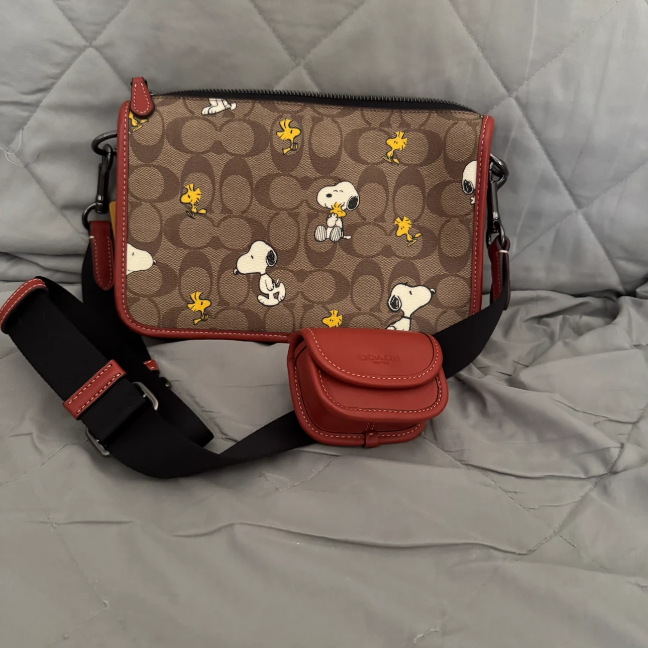 COACH x PEANUTS Crossbody Bag with Coin Pouch - photo 2