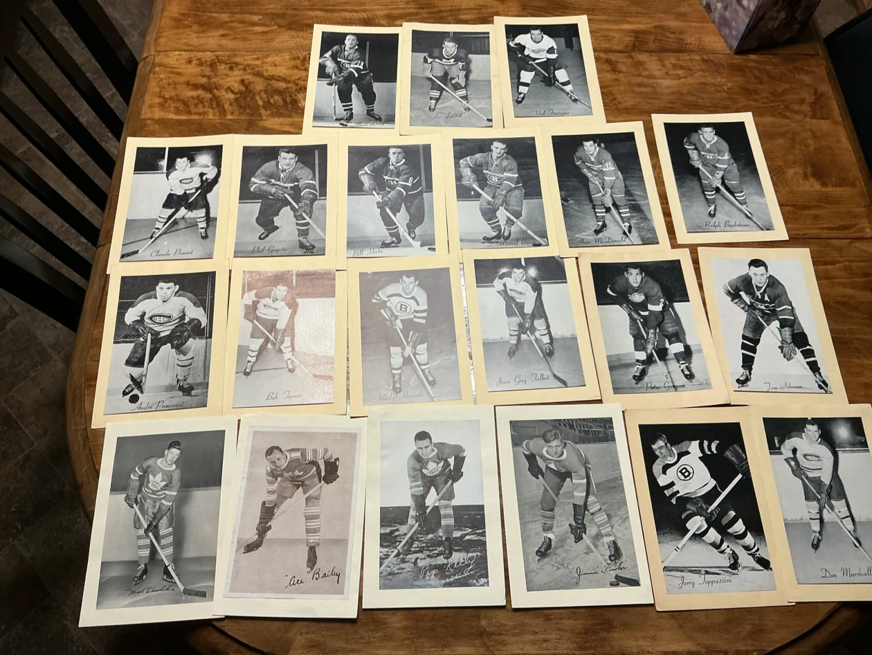 21 Antique NHL BEEHIVE Photos LEAFS, HABS, BRUINS & WINGS