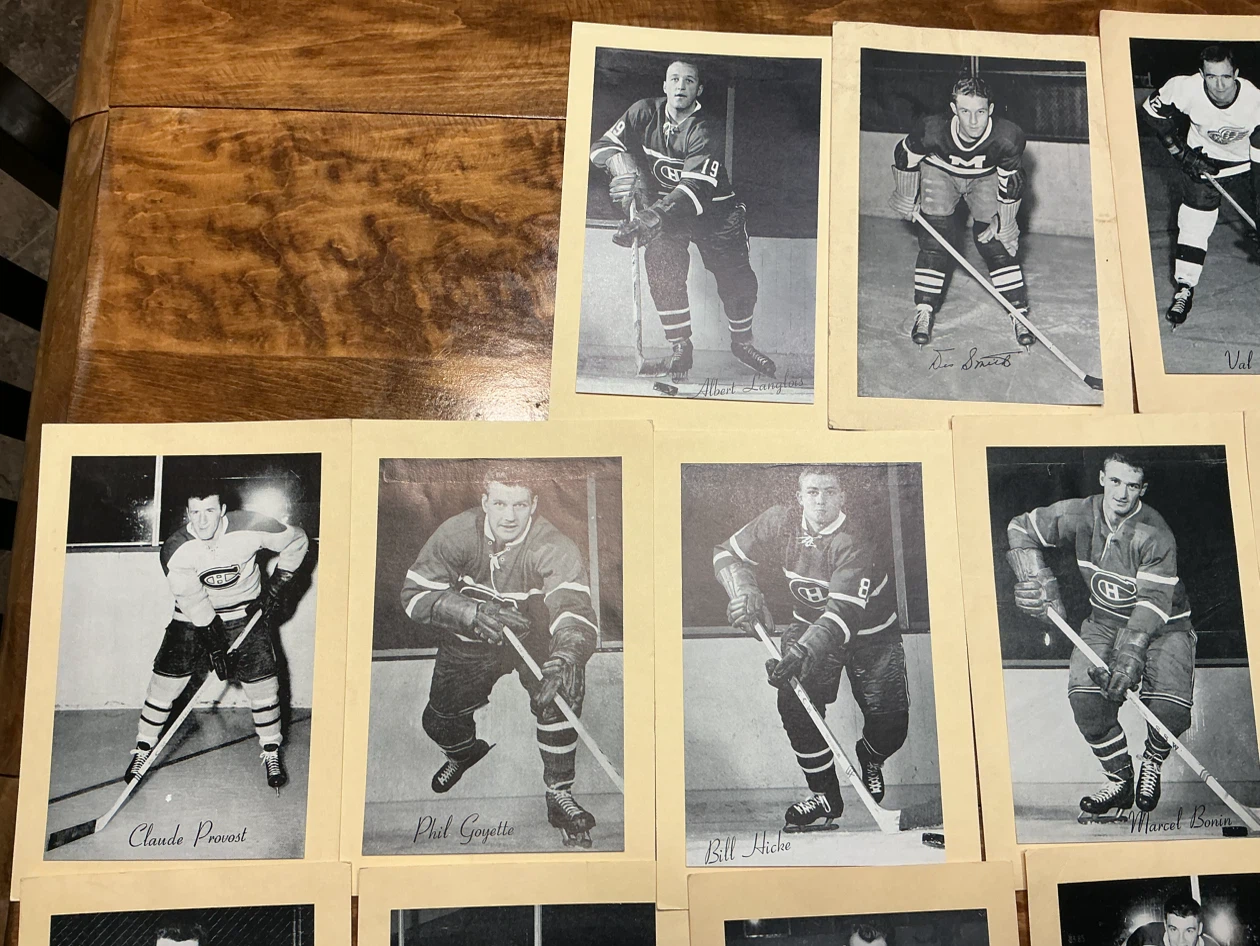 21 Antique NHL BEEHIVE Photos LEAFS, HABS, BRUINS & WINGS - photo 5