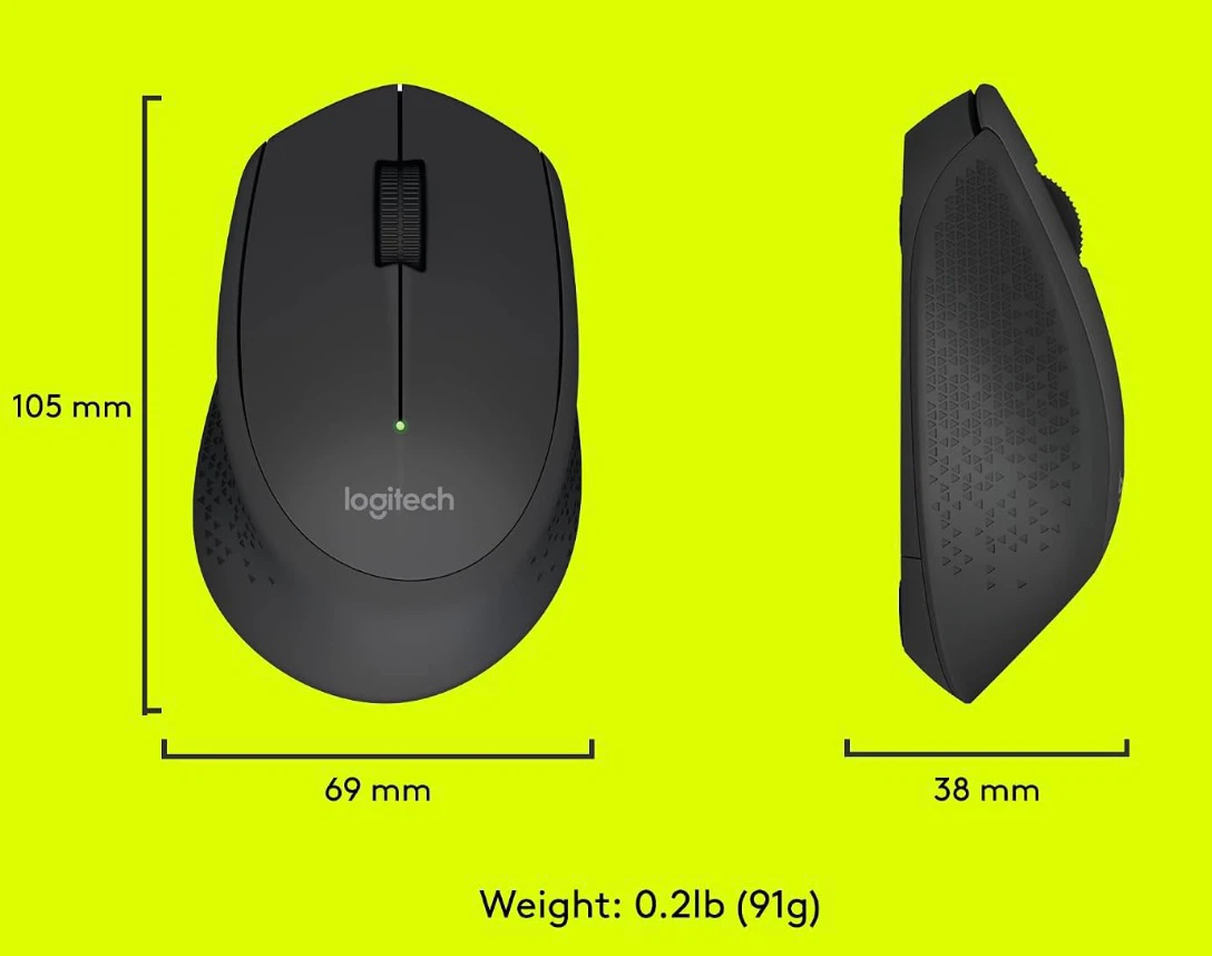 Logitech M280 Comfort Plus Wireless Mouse - photo 2