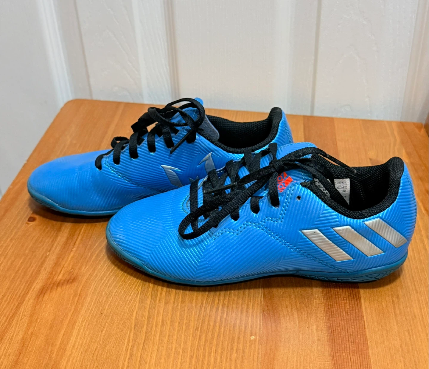 Blue Adidas Soccer Cleats size 1