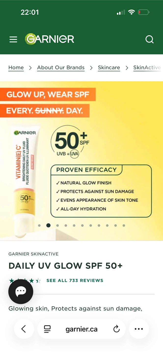 Garnier Vitamin E Daily UV Fluid SPF 50+ - photo 3