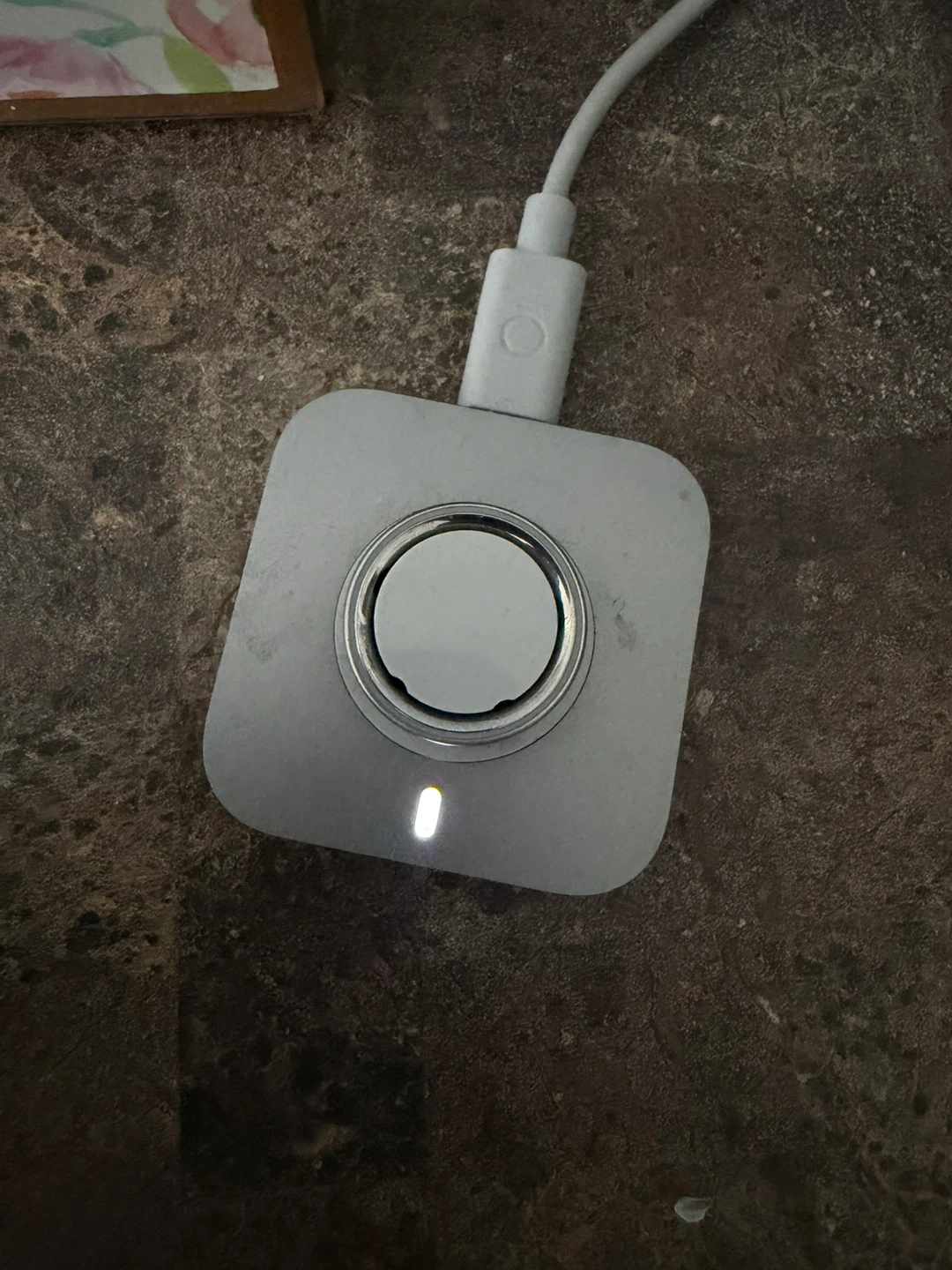Oura ring 4 size 9 brushed metal
