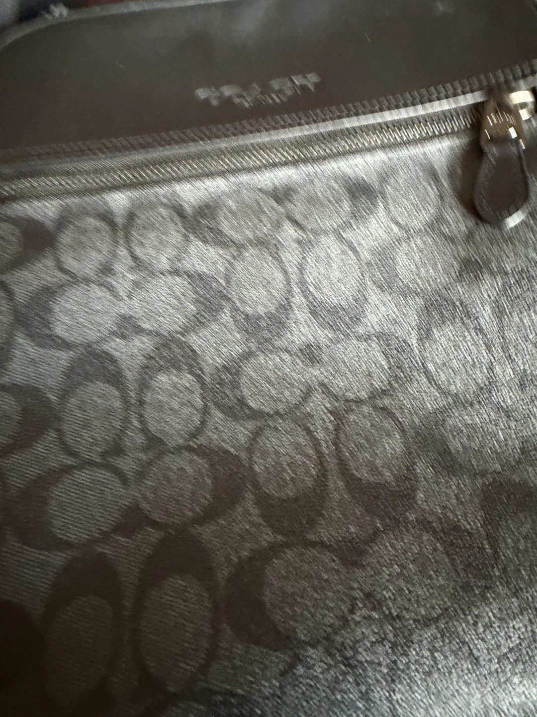 Coach Canvas Pouch