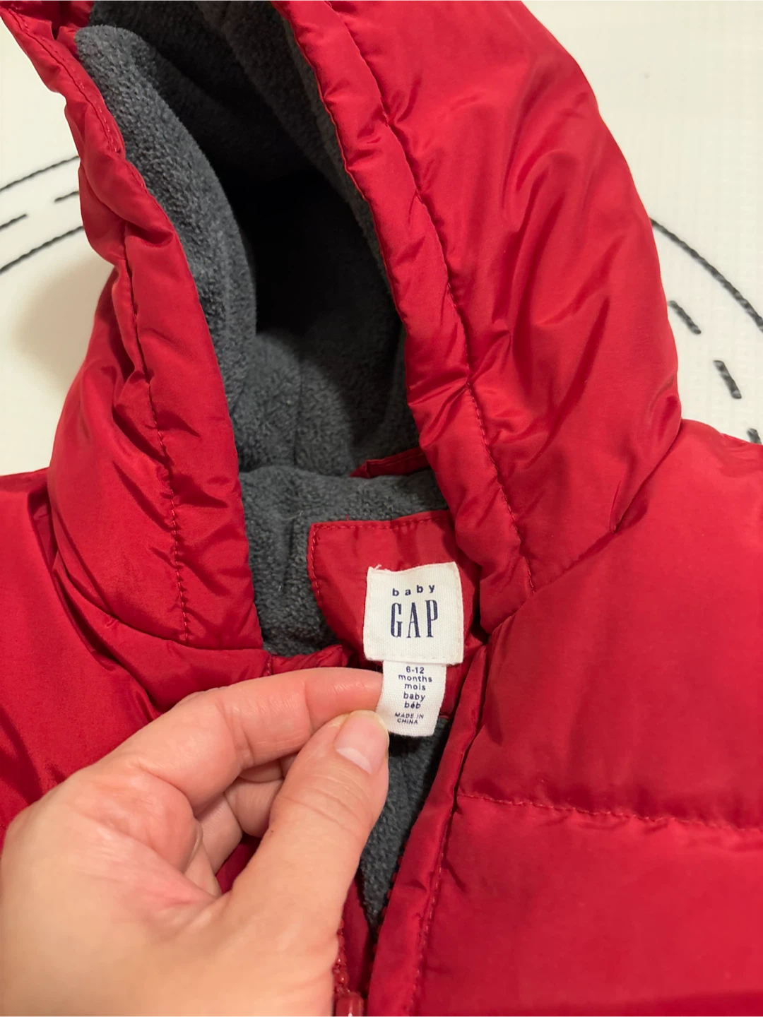 Red Gap Baby Snowsuit - 6-12 Months - photo 3