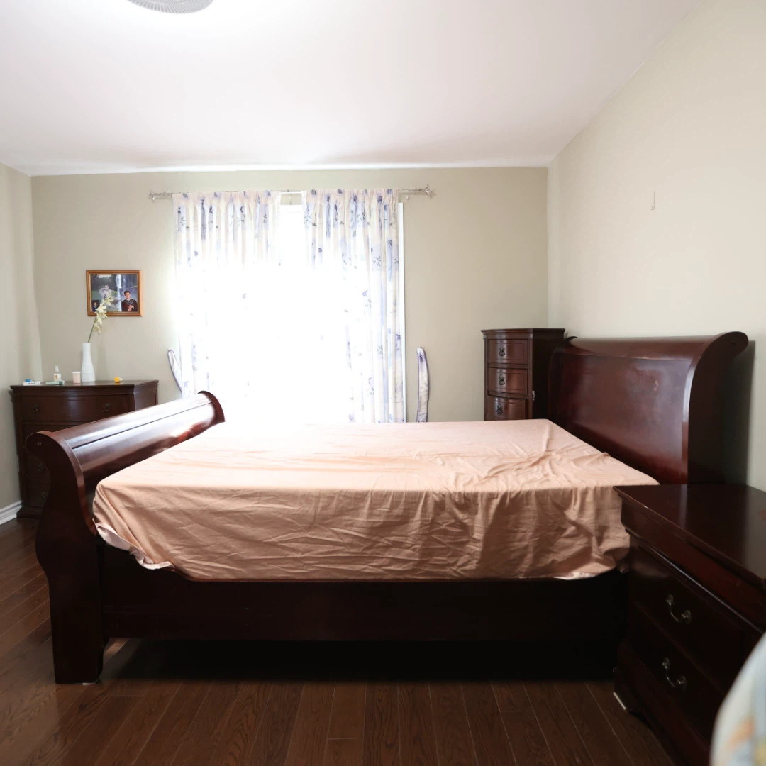 The Bombay Company Dark Wood Sleigh Bed Frame