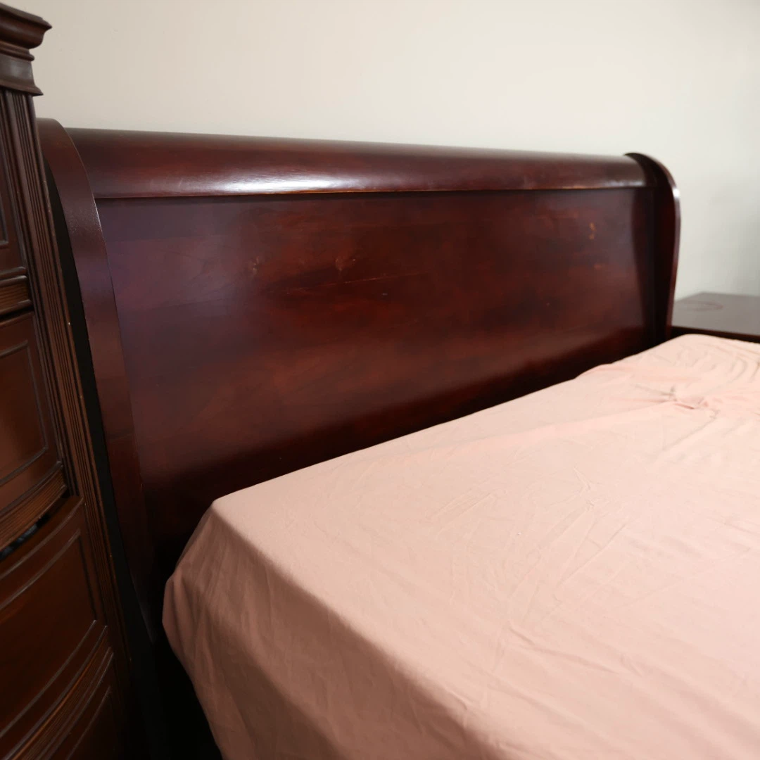 The Bombay Company Dark Wood Sleigh Bed Frame - photo 5